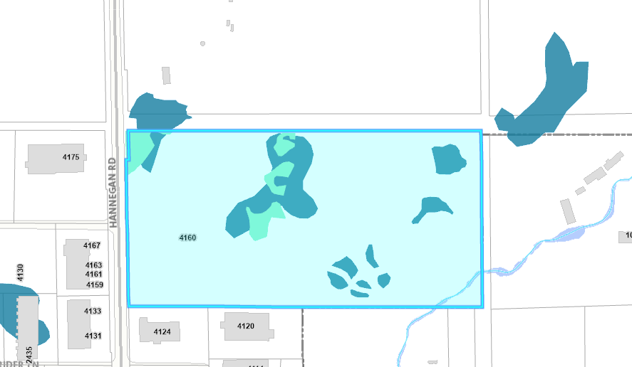 map of proposed Jail Site