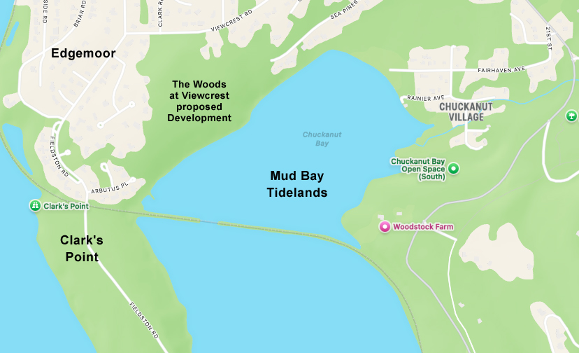 map of Mud Bay